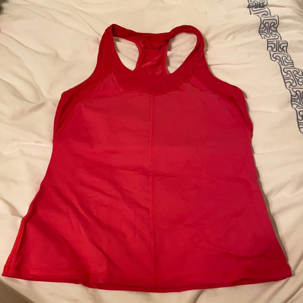 Raspberry Lululemon Workout Tank